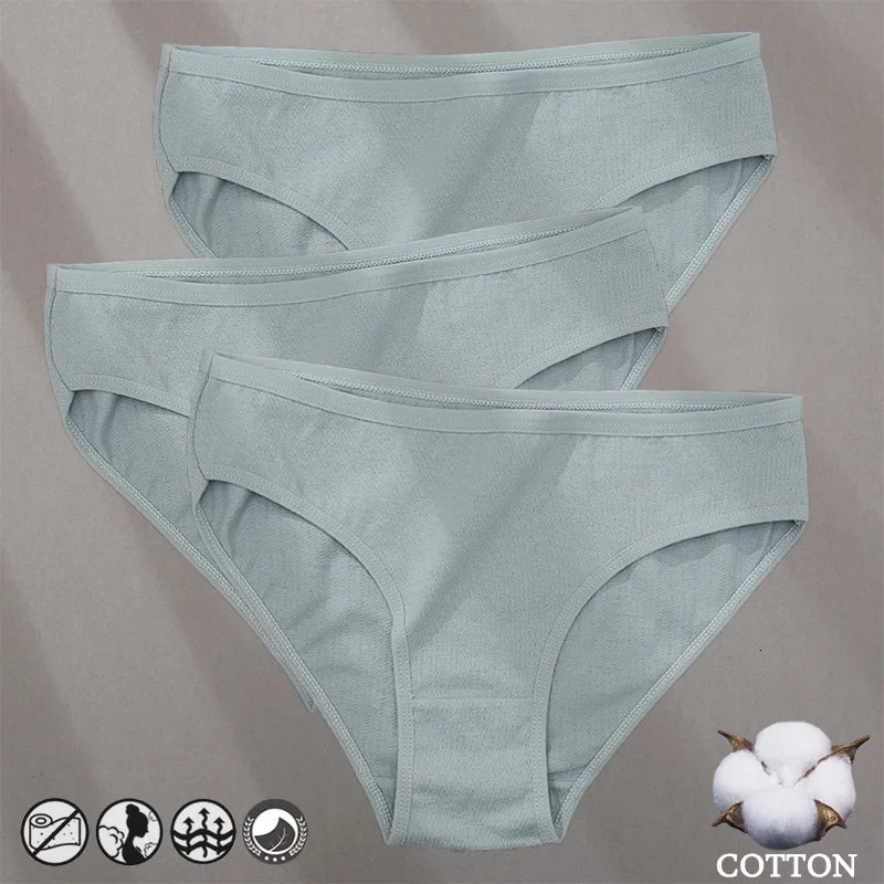 Cotton Panties Jacquard Design Pattern Women Panties Underwear