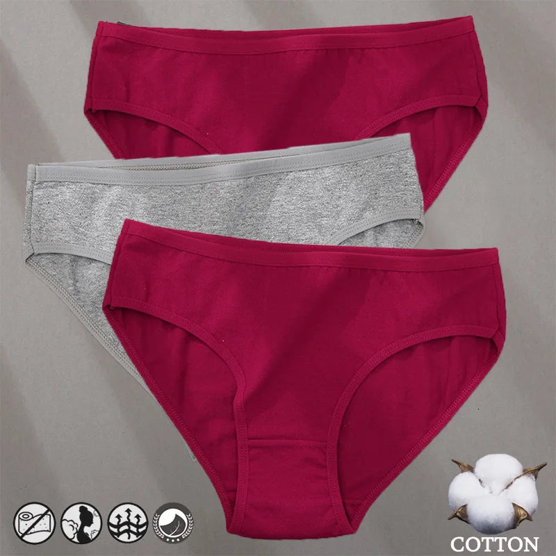 Cotton Panties Jacquard Design Pattern Women Panties Underwear