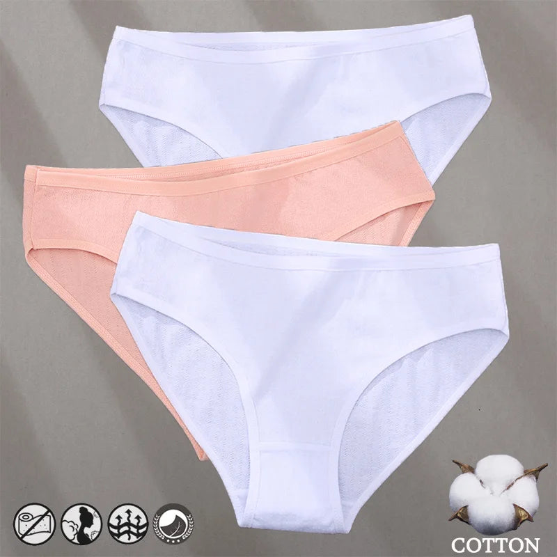 Cotton Panties Jacquard Design Pattern Women Panties Underwear
