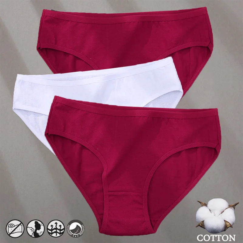 Cotton Panties Jacquard Design Pattern Women Panties Underwear