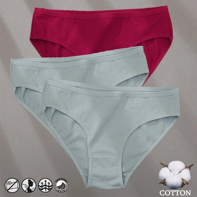 Cotton Panties Jacquard Design Pattern Women Panties Underwear