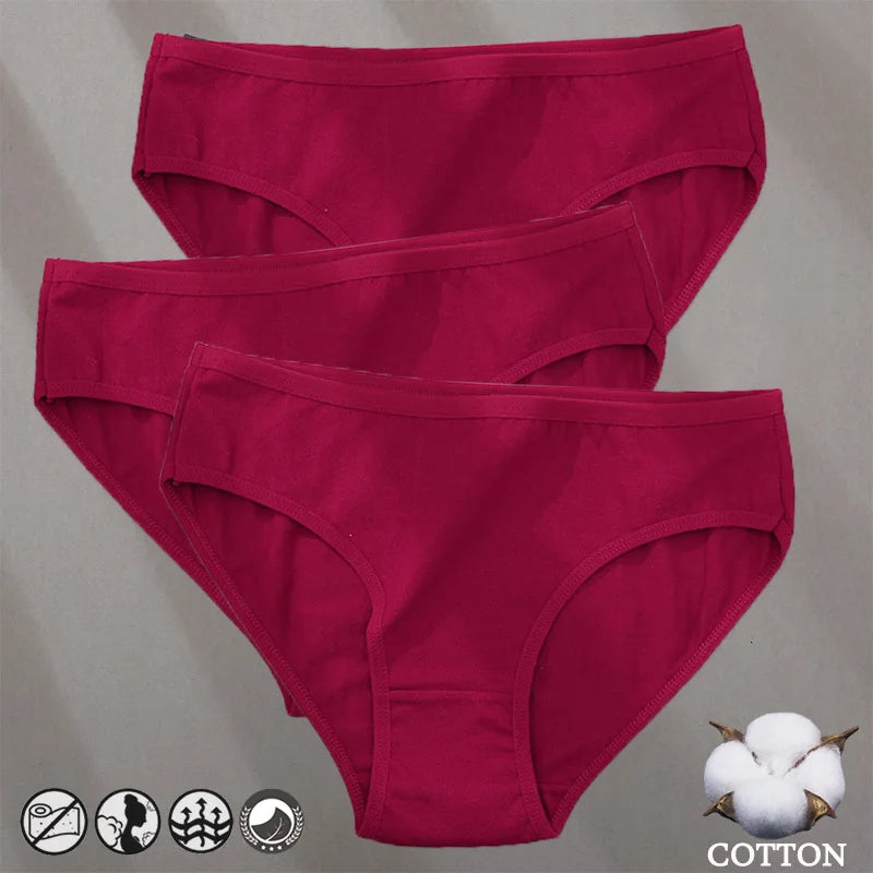 Cotton Panties Jacquard Design Pattern Women Panties Underwear