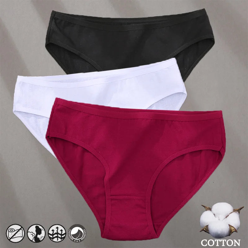Cotton Panties Jacquard Design Pattern Women Panties Underwear