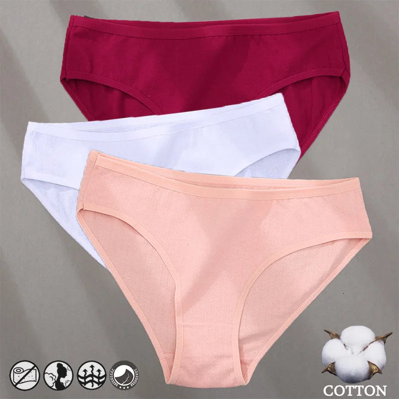 Cotton Panties Jacquard Design Pattern Women Panties Underwear