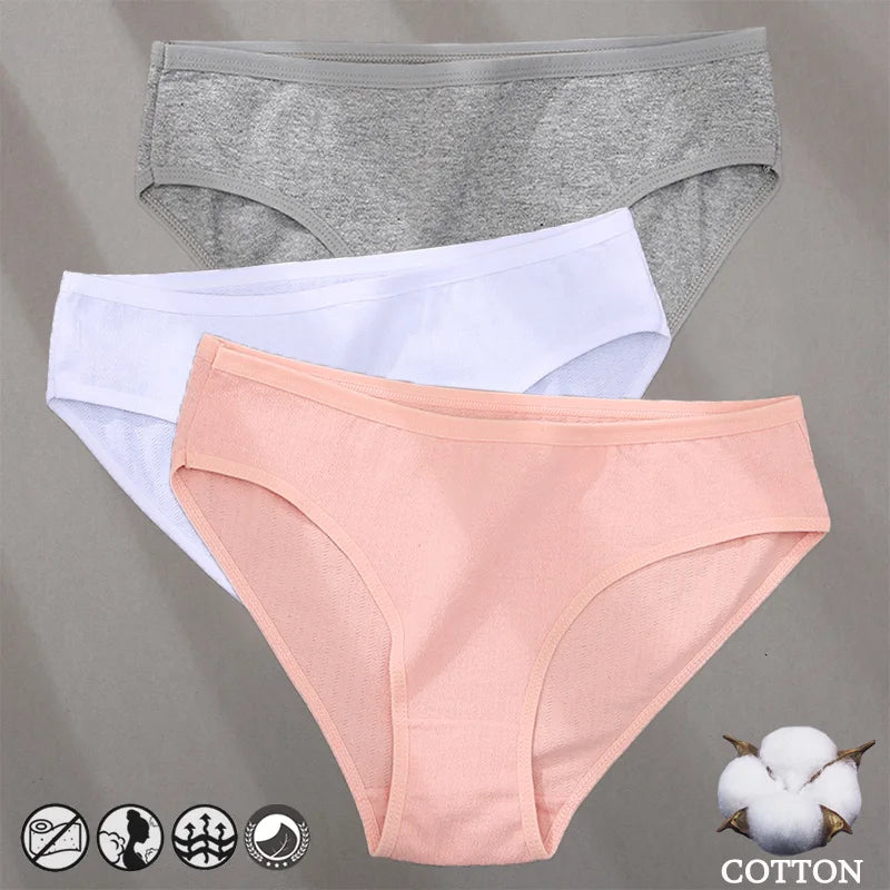 Cotton Panties Jacquard Design Pattern Women Panties Underwear