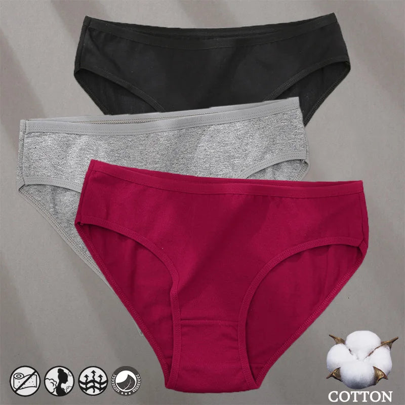 Cotton Panties Jacquard Design Pattern Women Panties Underwear