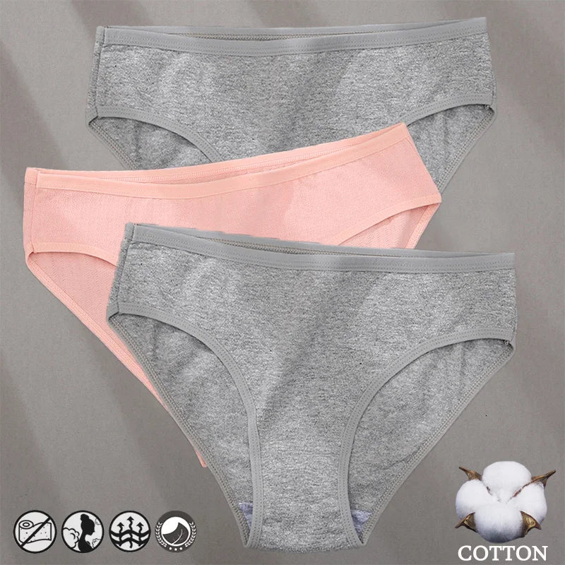 Cotton Panties Jacquard Design Pattern Women Panties Underwear
