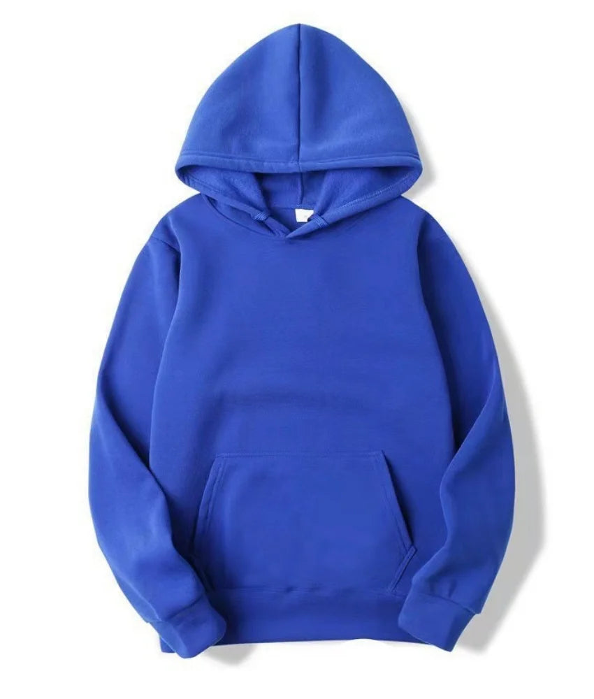 Plain Pullover Fleece Hoodies | Wholesale Hooded Sweatshirt Men