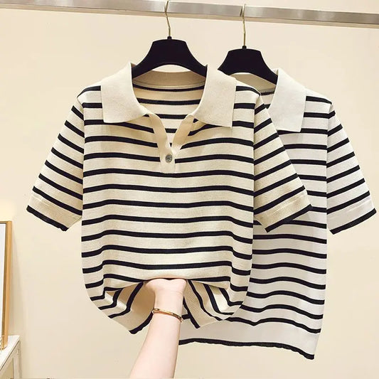 "St. Tropez" Strick-Polo