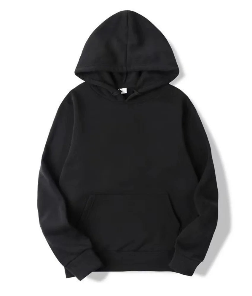Plain Pullover Fleece Hoodies | Wholesale Hooded Sweatshirt Men