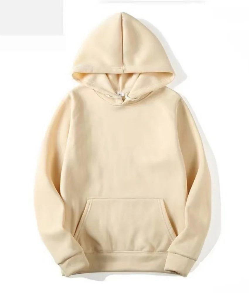 Plain Pullover Fleece Hoodies | Wholesale Hooded Sweatshirt Men
