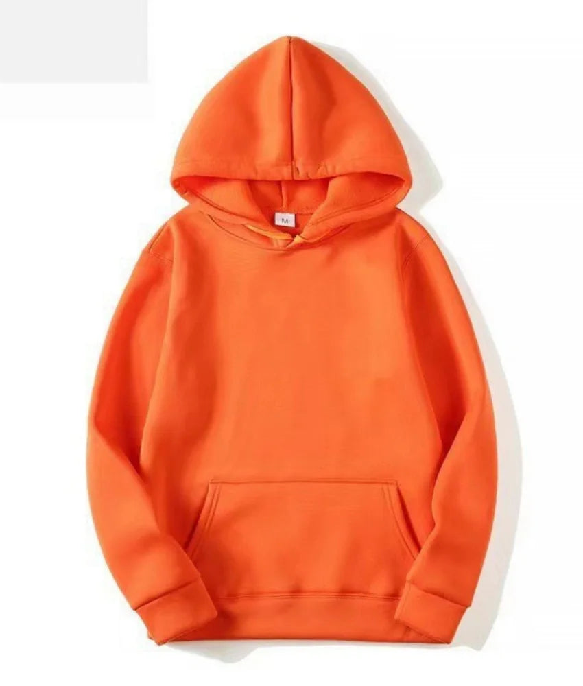 Plain Pullover Fleece Hoodies | Wholesale Hooded Sweatshirt Men