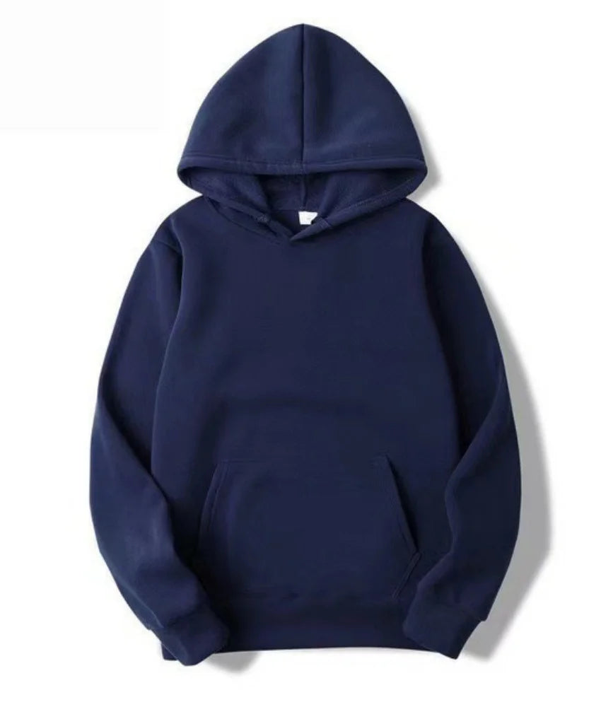 Plain Pullover Fleece Hoodies | Wholesale Hooded Sweatshirt Men
