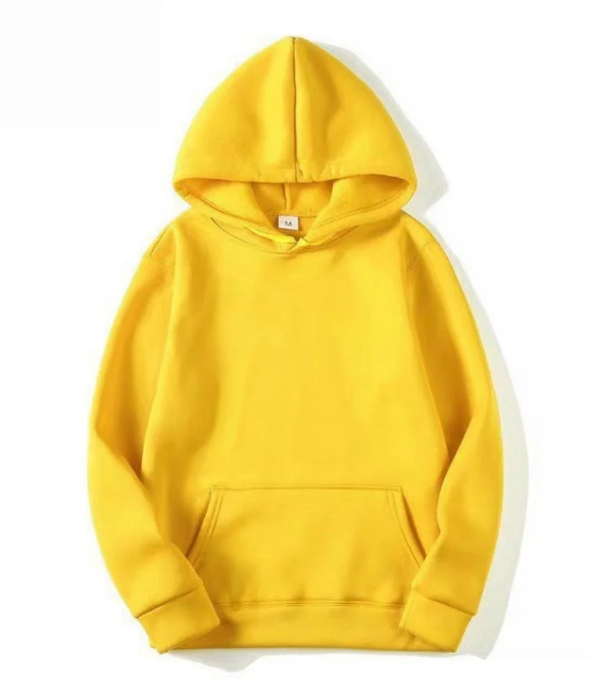Plain Pullover Fleece Hoodies | Wholesale Hooded Sweatshirt Men