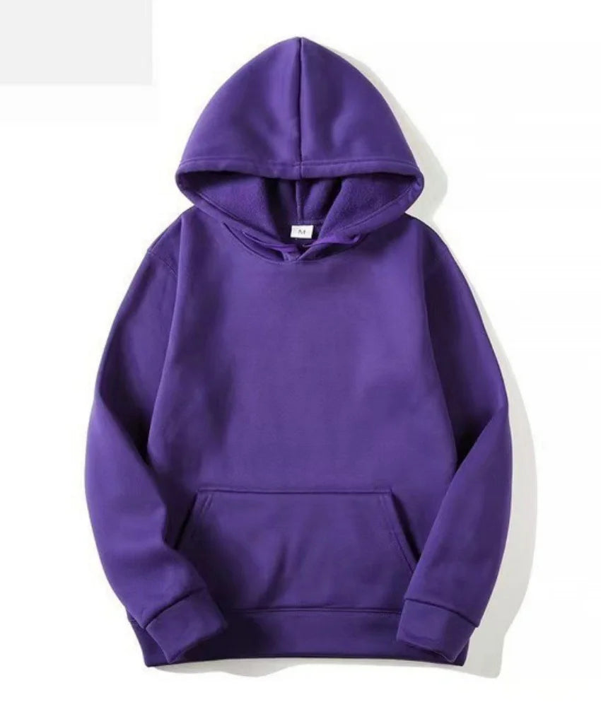 Plain Pullover Fleece Hoodies | Wholesale Hooded Sweatshirt Men
